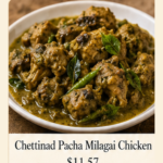 Chettinadu Pachamilagai Kozhi Varuval